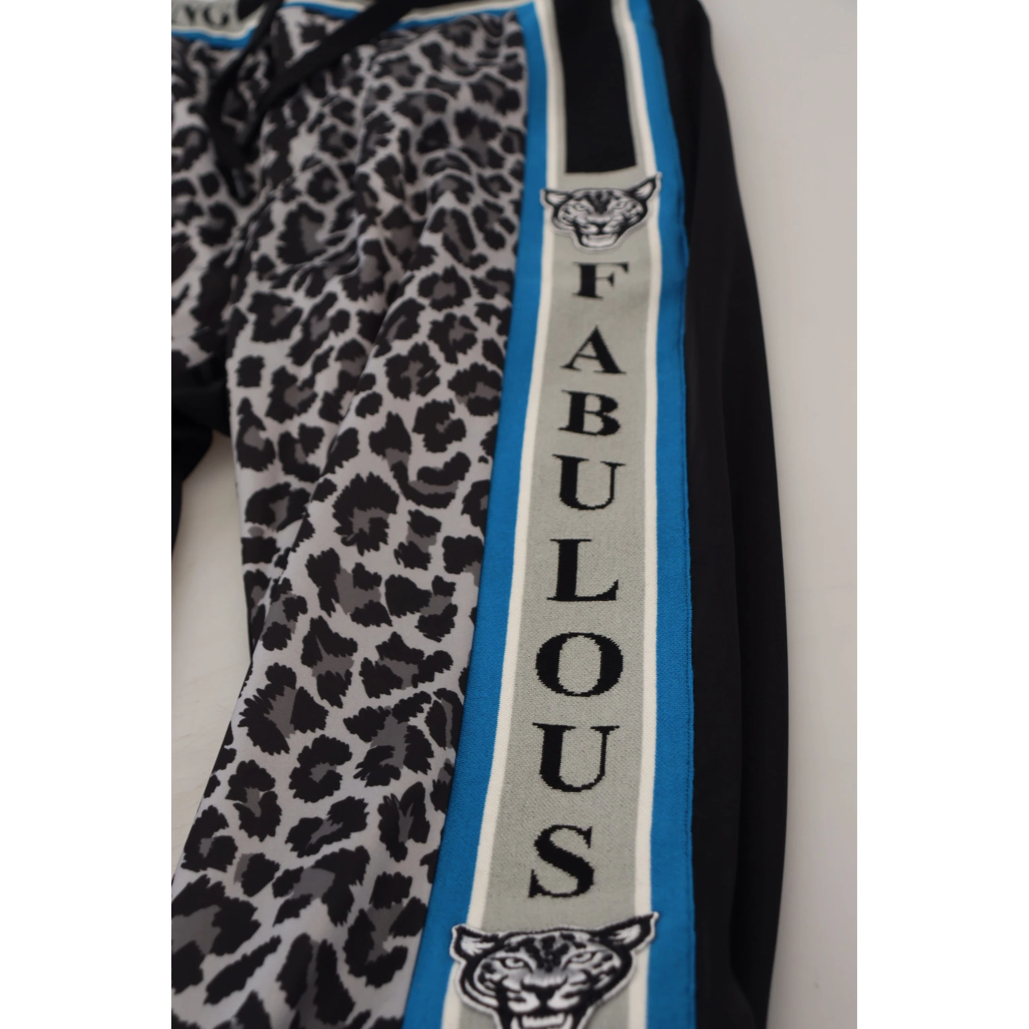 Multicolor DG King Leopard Print Jogger Pants