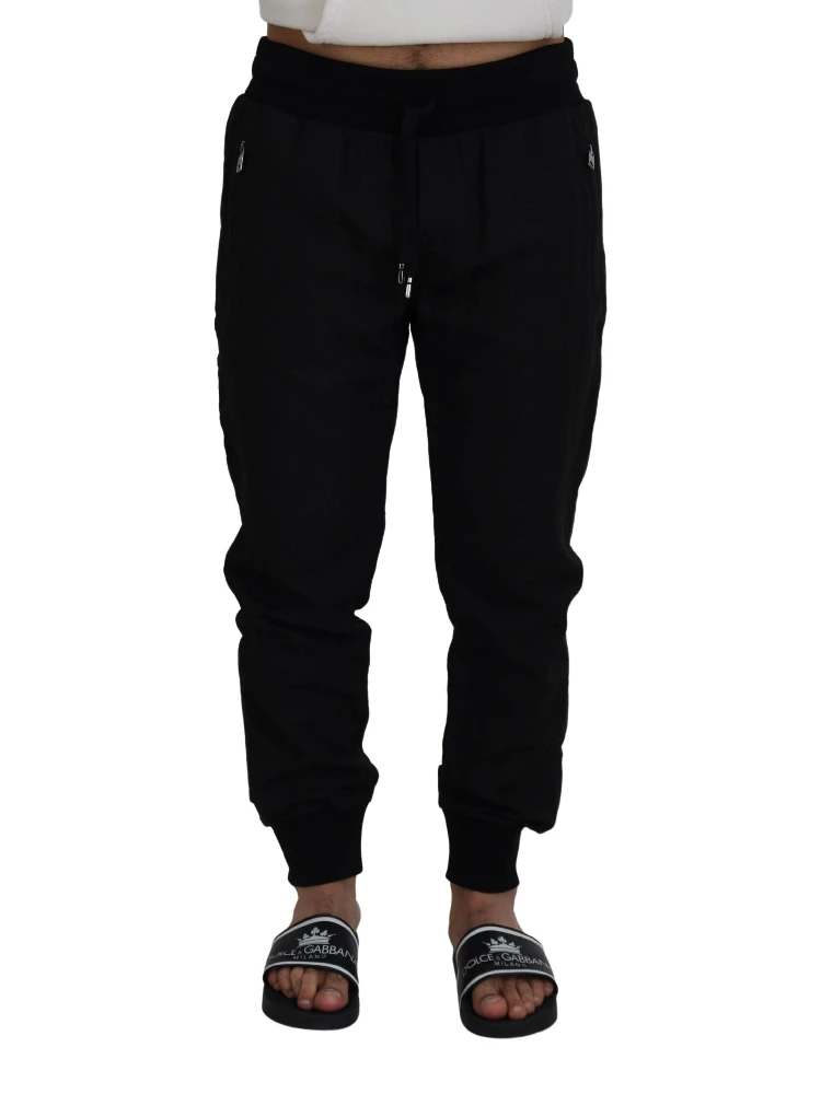 Black Men Casual Jogger Pants
