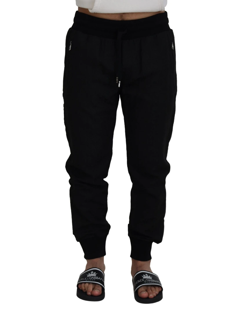 Black Men Casual Jogger Pants