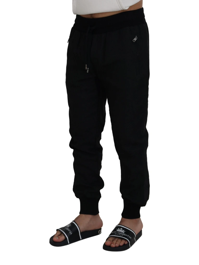 Black Men Casual Jogger Pants