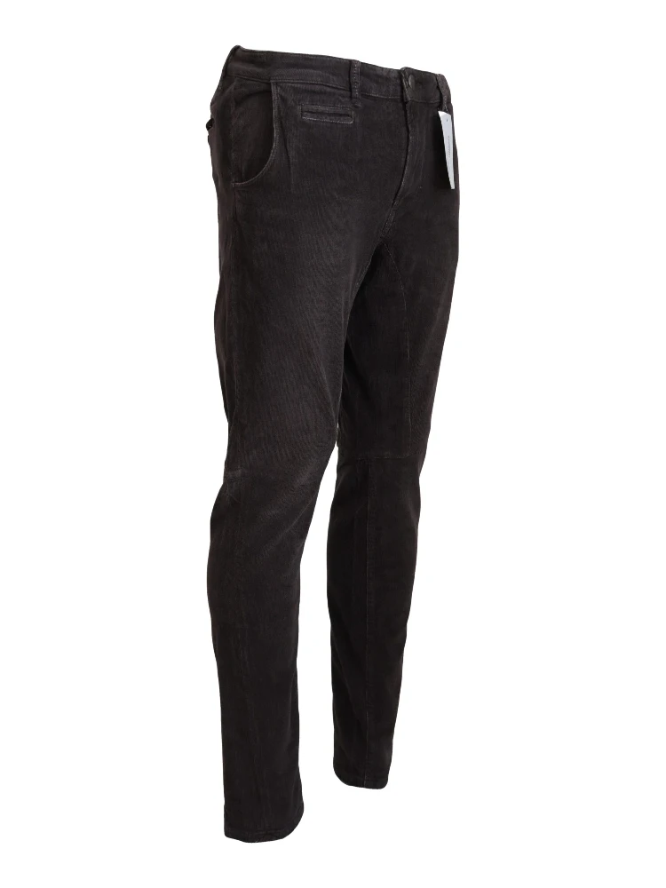Brown Cotton Straight Fit Men Casual Pants alternative