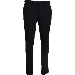 Black Tapered Dress Formal Pants