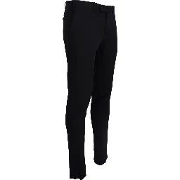 Black Tapered Dress Formal Pants