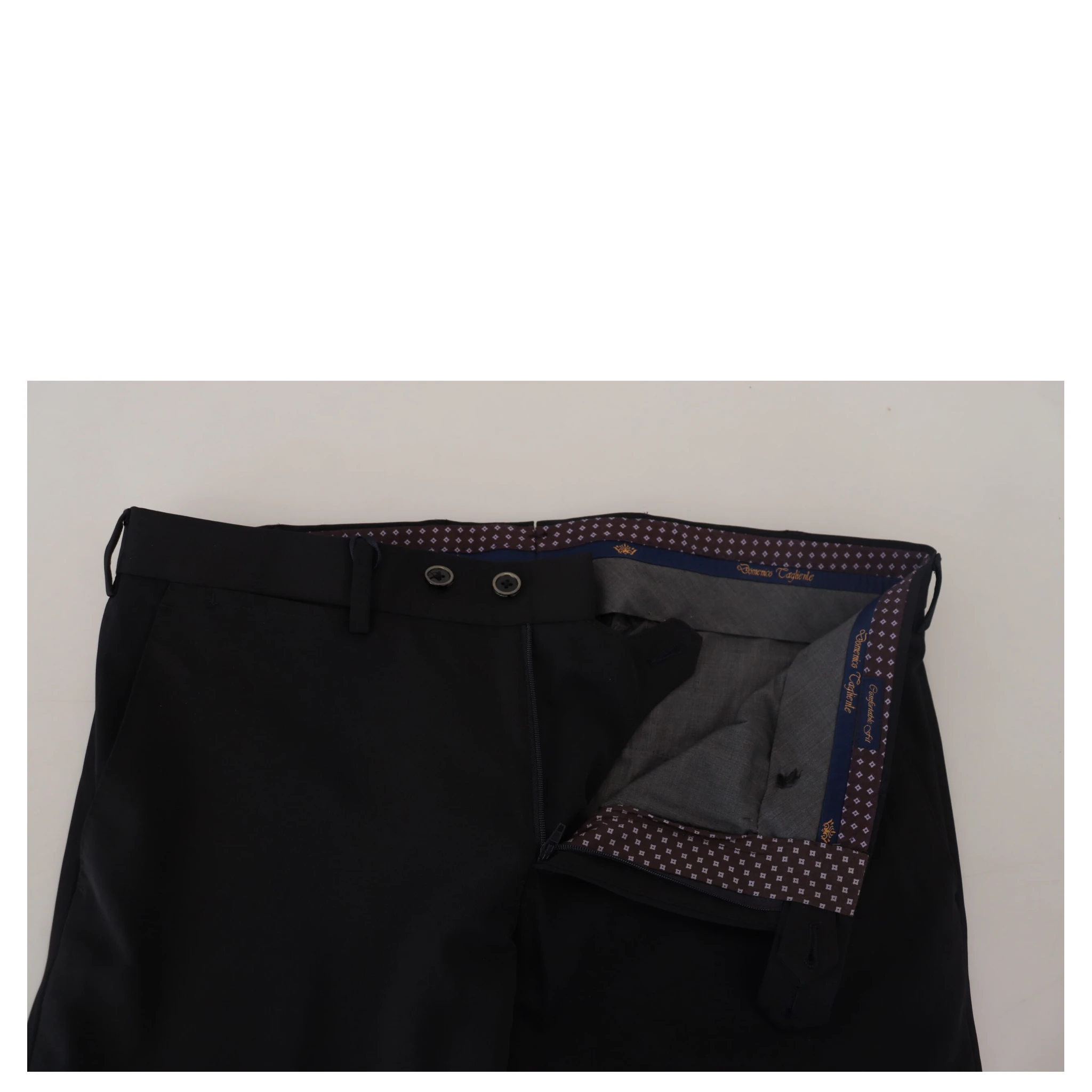Black Tapered Dress Formal Pants