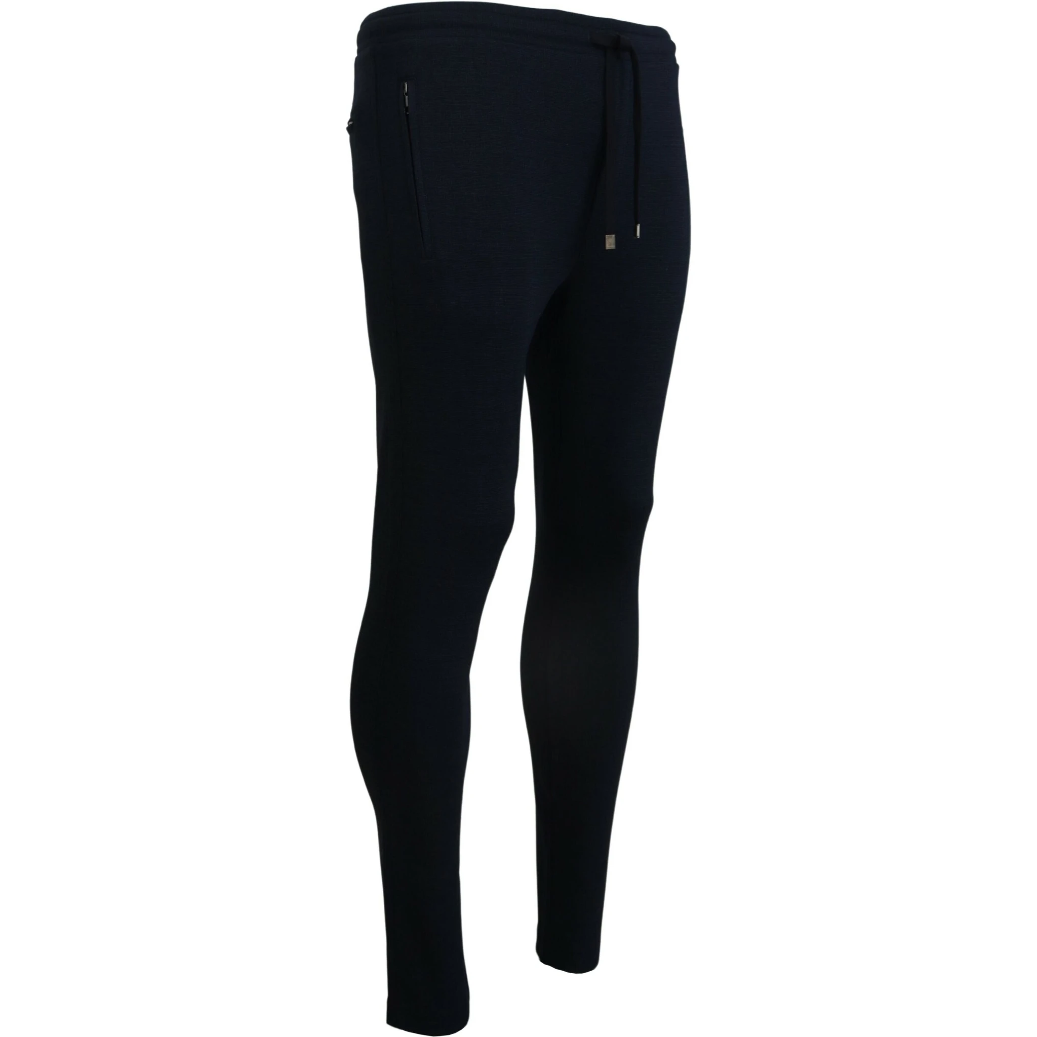 Blue Mens Sport Cotton Sweatpants Pants