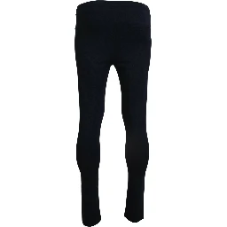 Blue Mens Sport Cotton Sweatpants Pants
