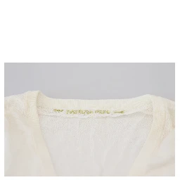 Ivory V-Neck Long Sleeves Women Blouse Top