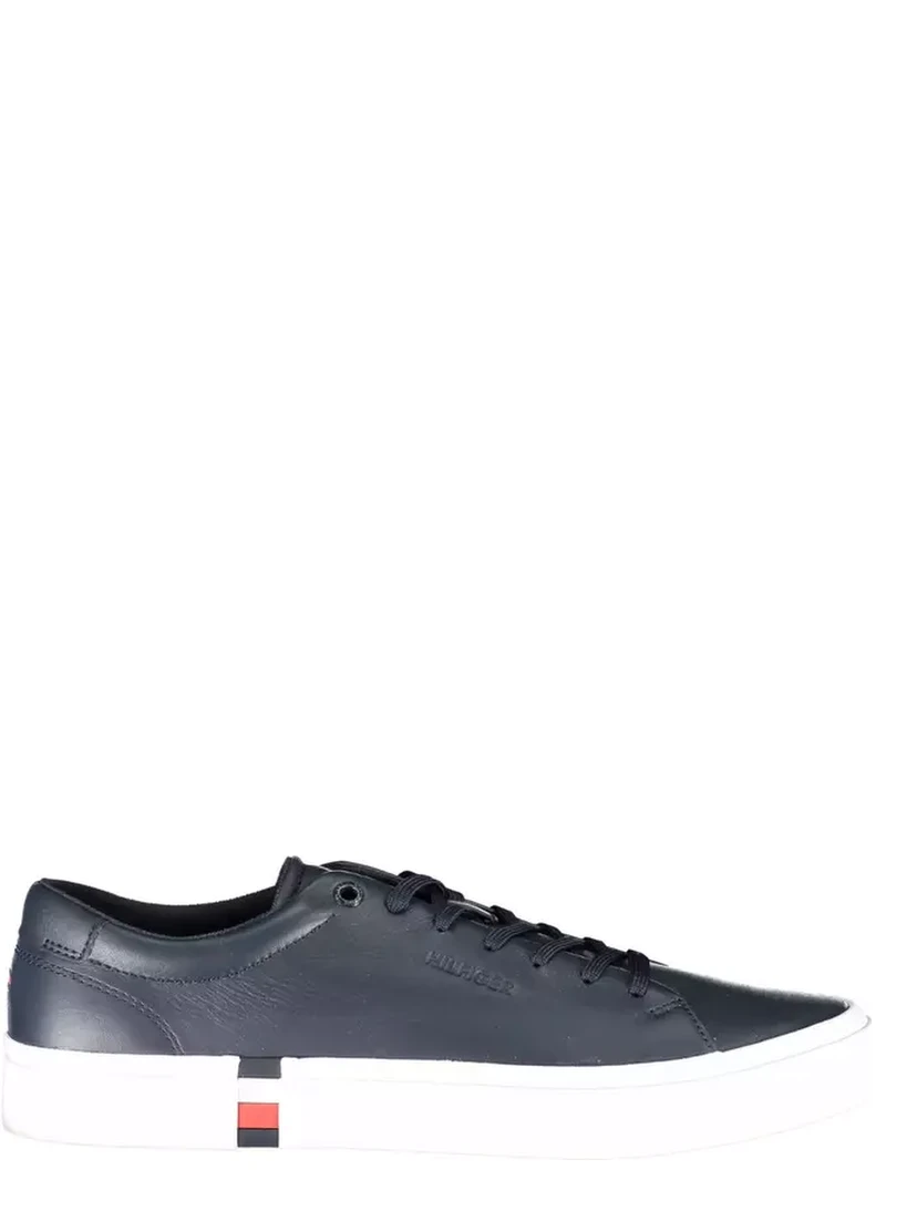Blue Polyester Sneaker