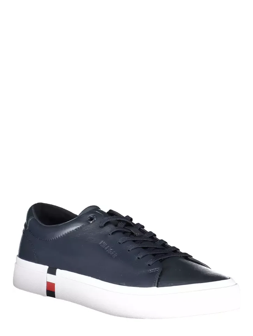 Blue Polyester Sneaker