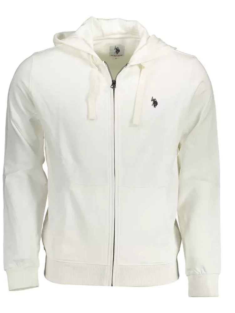 White Cotton Sweatshirt