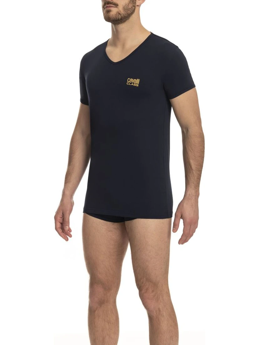 Blue Cotton T-Shirt