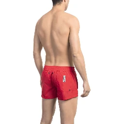 Red Polyamide Swimwear