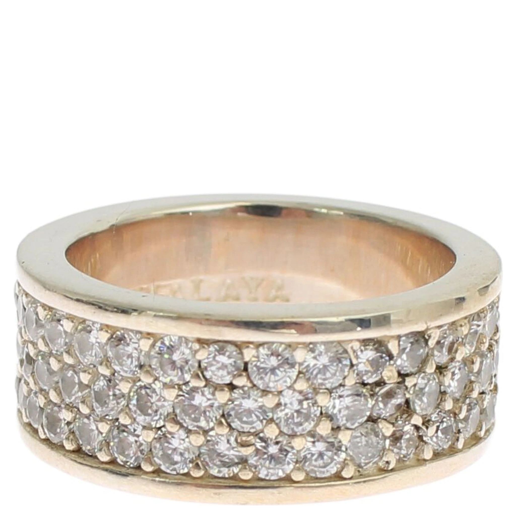 Silver Womens CZ 925 Sterling Ring
