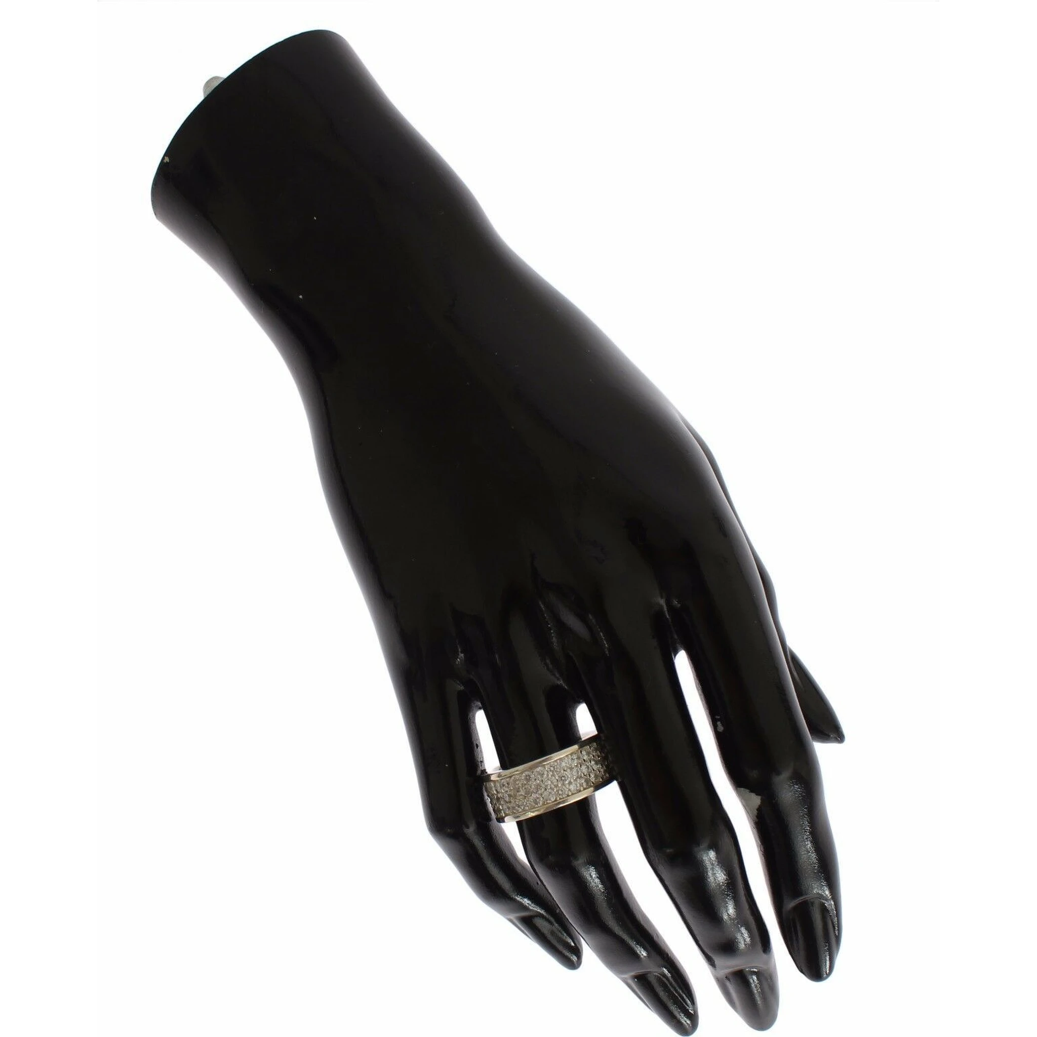 Silver Womens CZ 925 Sterling Ring