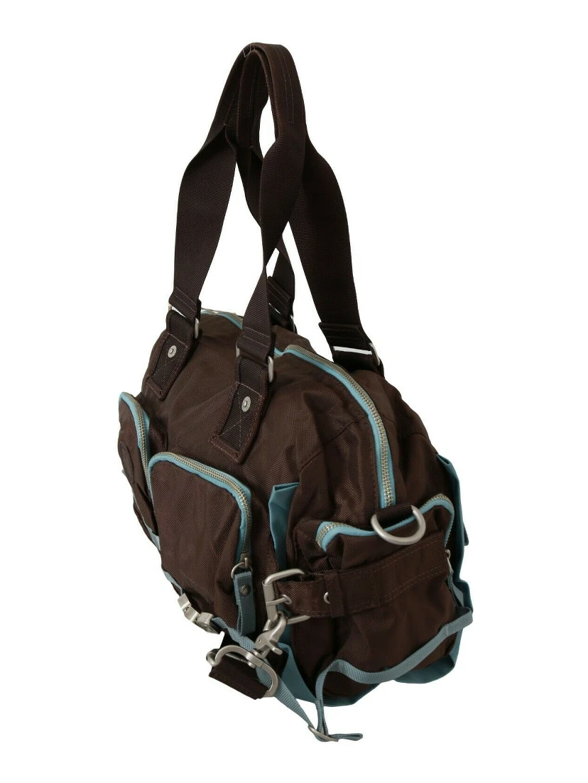Brown Handbag Duffel Travel Purse