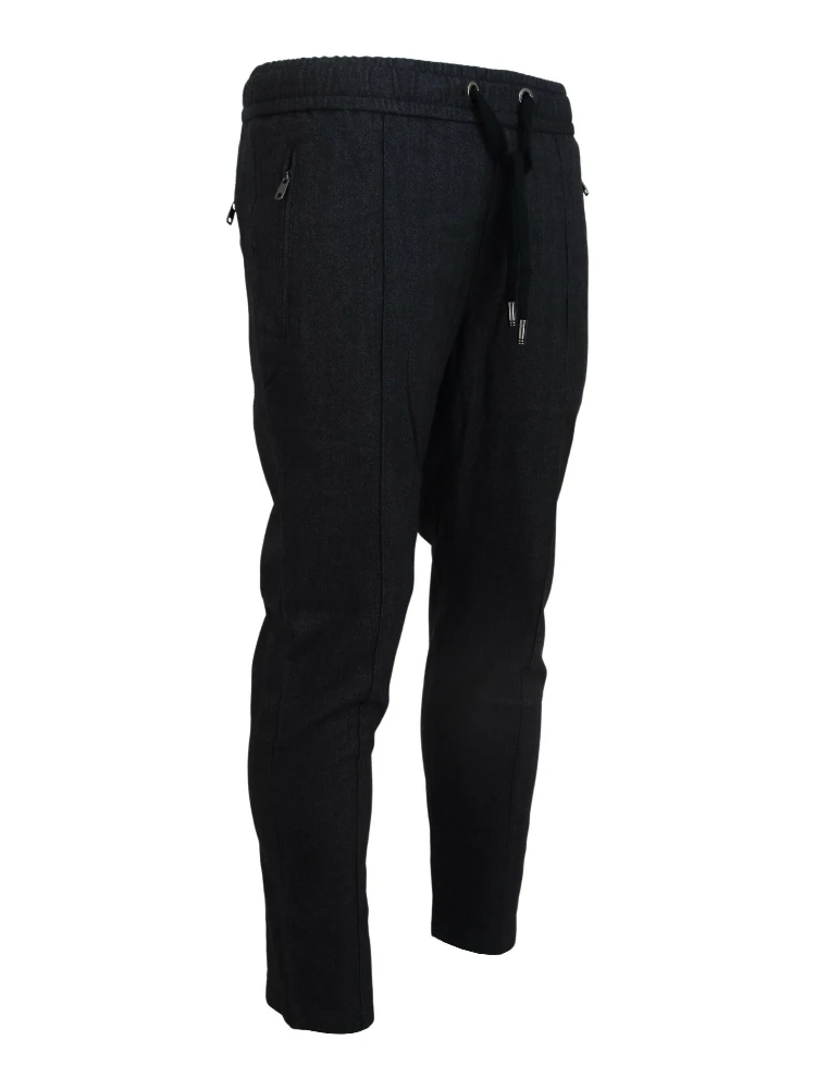 Gray Cotton Jogger Men Pants alternative