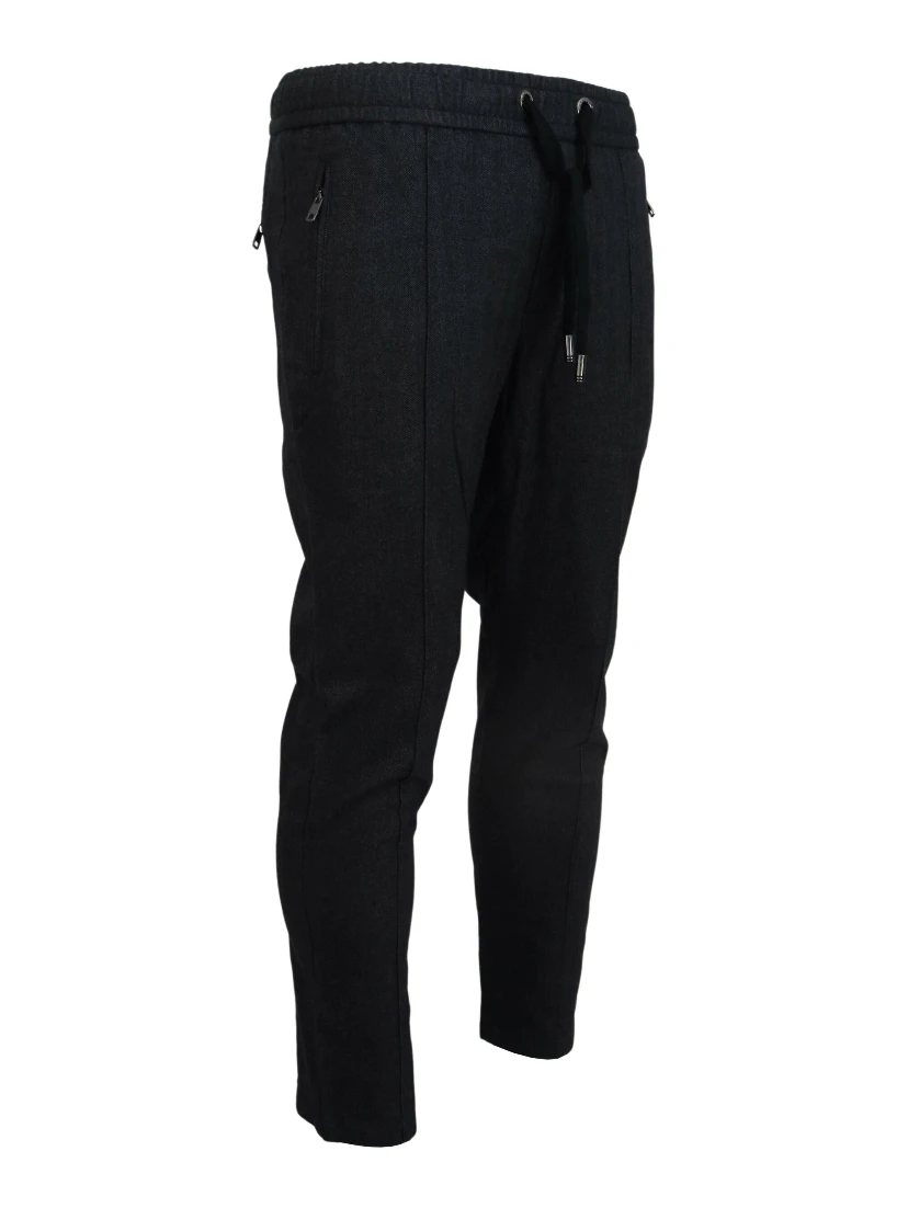 Gray Cotton Jogger Men Pants