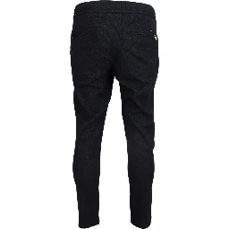 Gray Cotton Jogger Men Pants