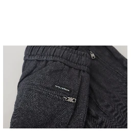 Gray Cotton Jogger Men Pants
