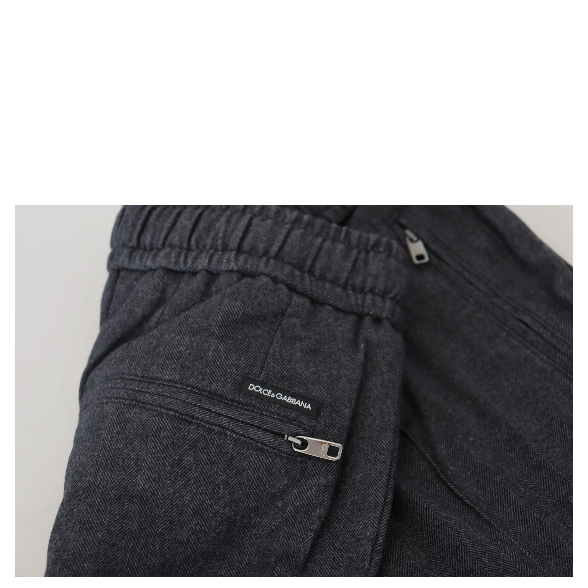 Gray Cotton Jogger Men Pants