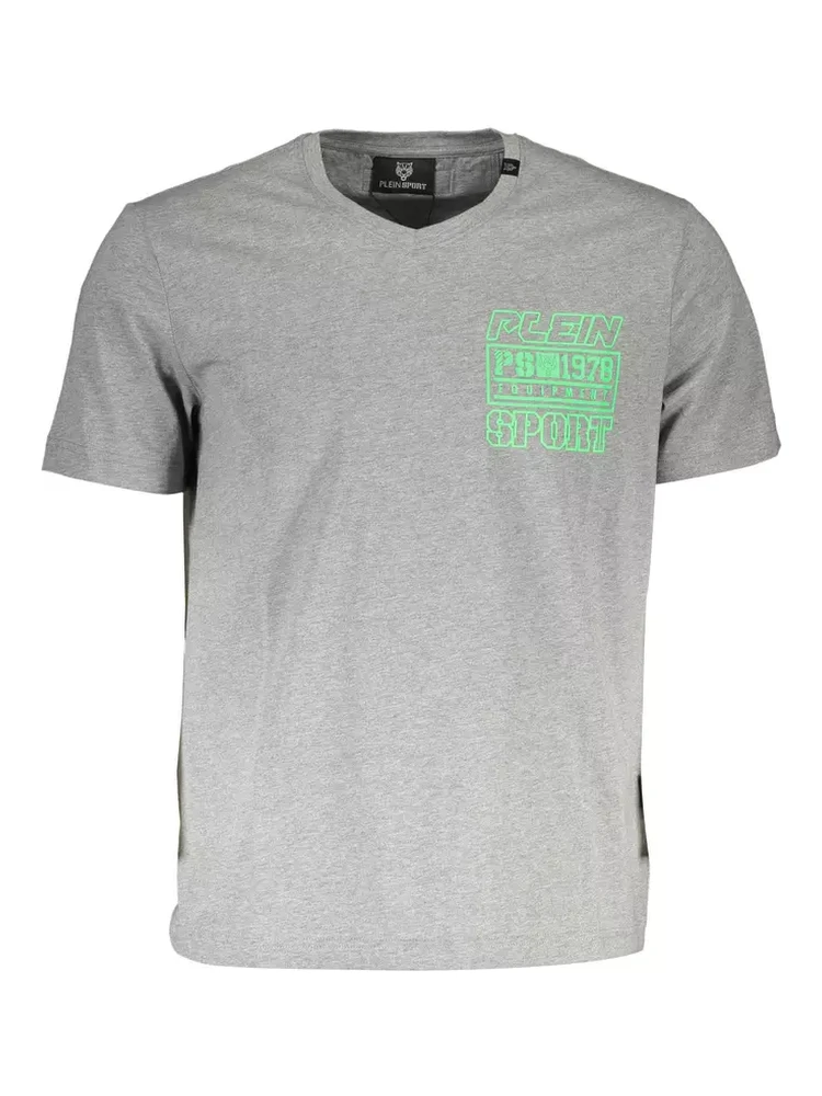 Gray Cotton T-Shirt