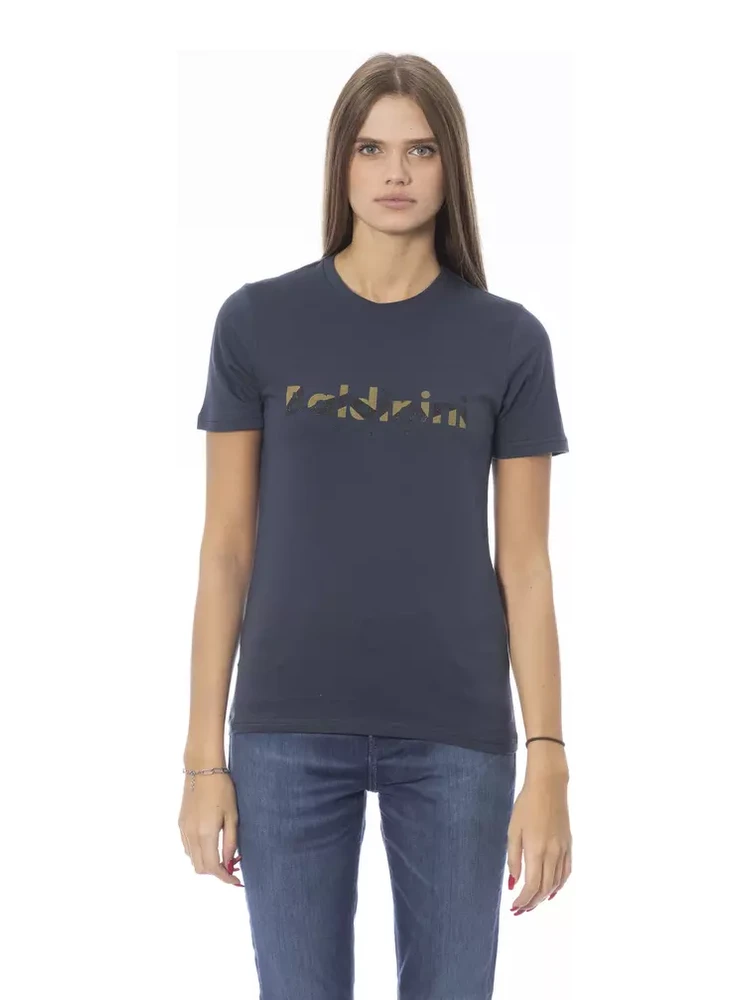 Blue Cotton T-Shirt