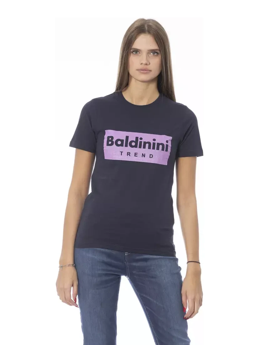 Blue Cotton T-Shirt