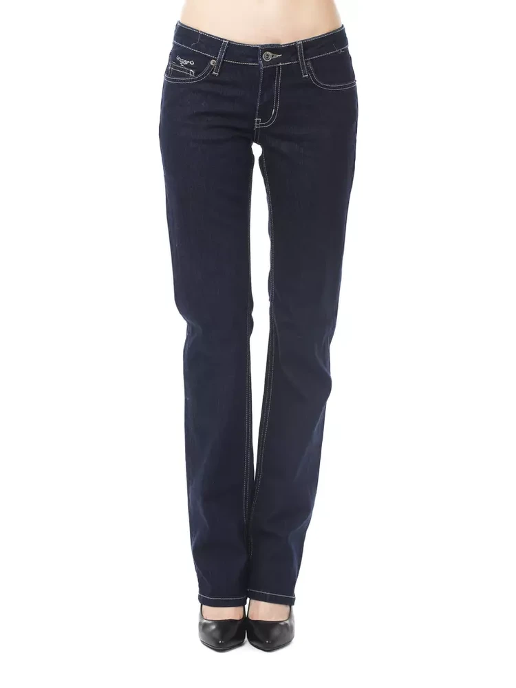 Blue Cotton Jeans Denim