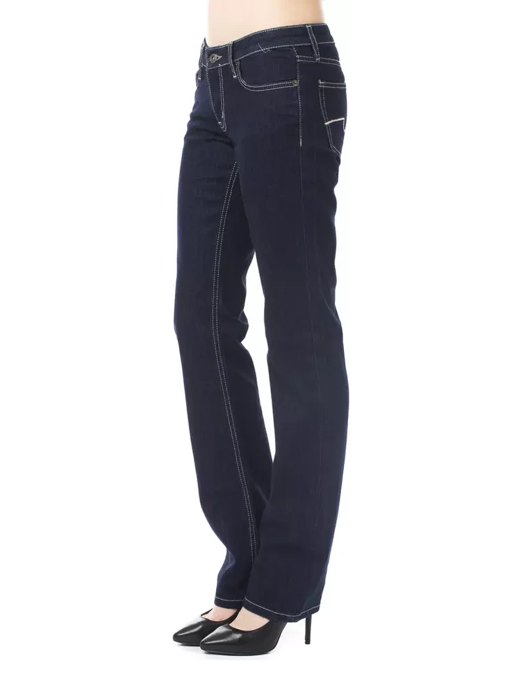 Blue Cotton Jeans Denim alternative