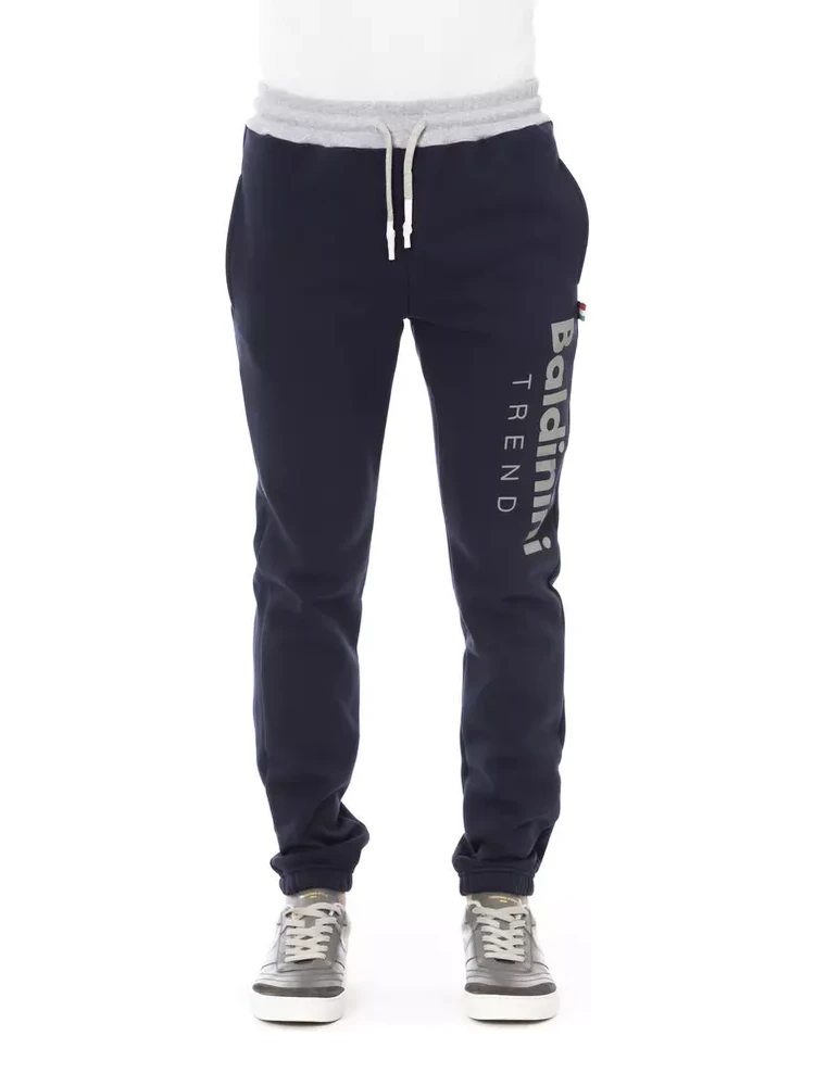 Blue Cotton Pant