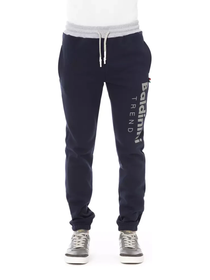 Blue Cotton Pant