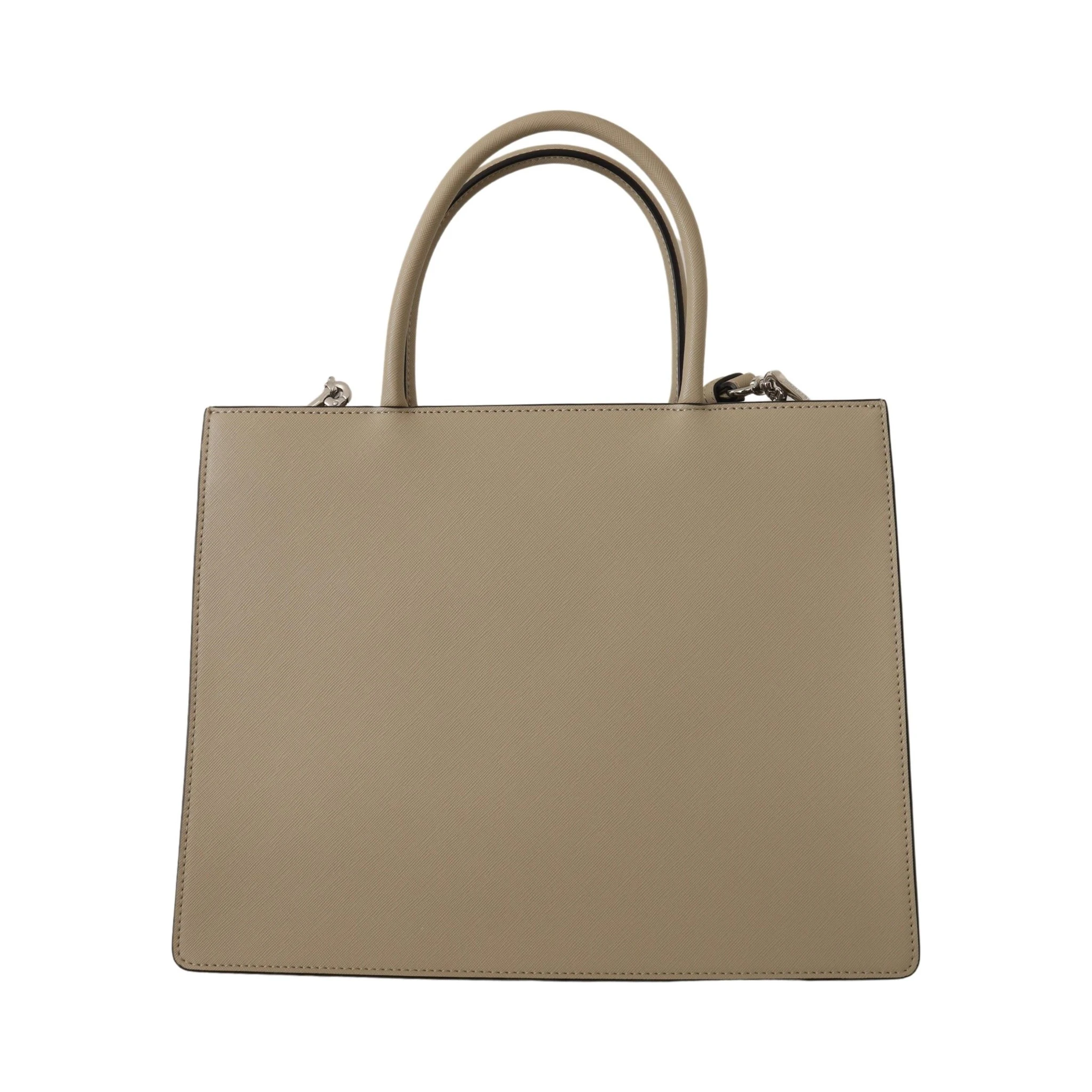 Sage Green Polyurethane Tote Shoulder Bag