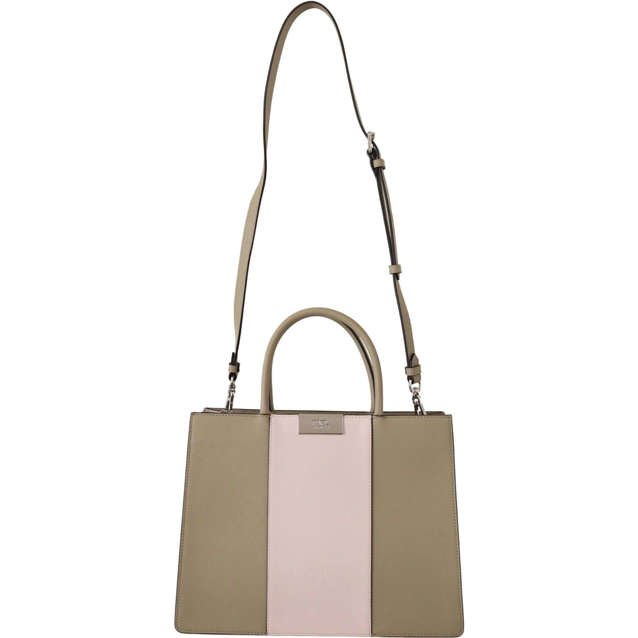 Sage Green Polyurethane Tote Shoulder Bag