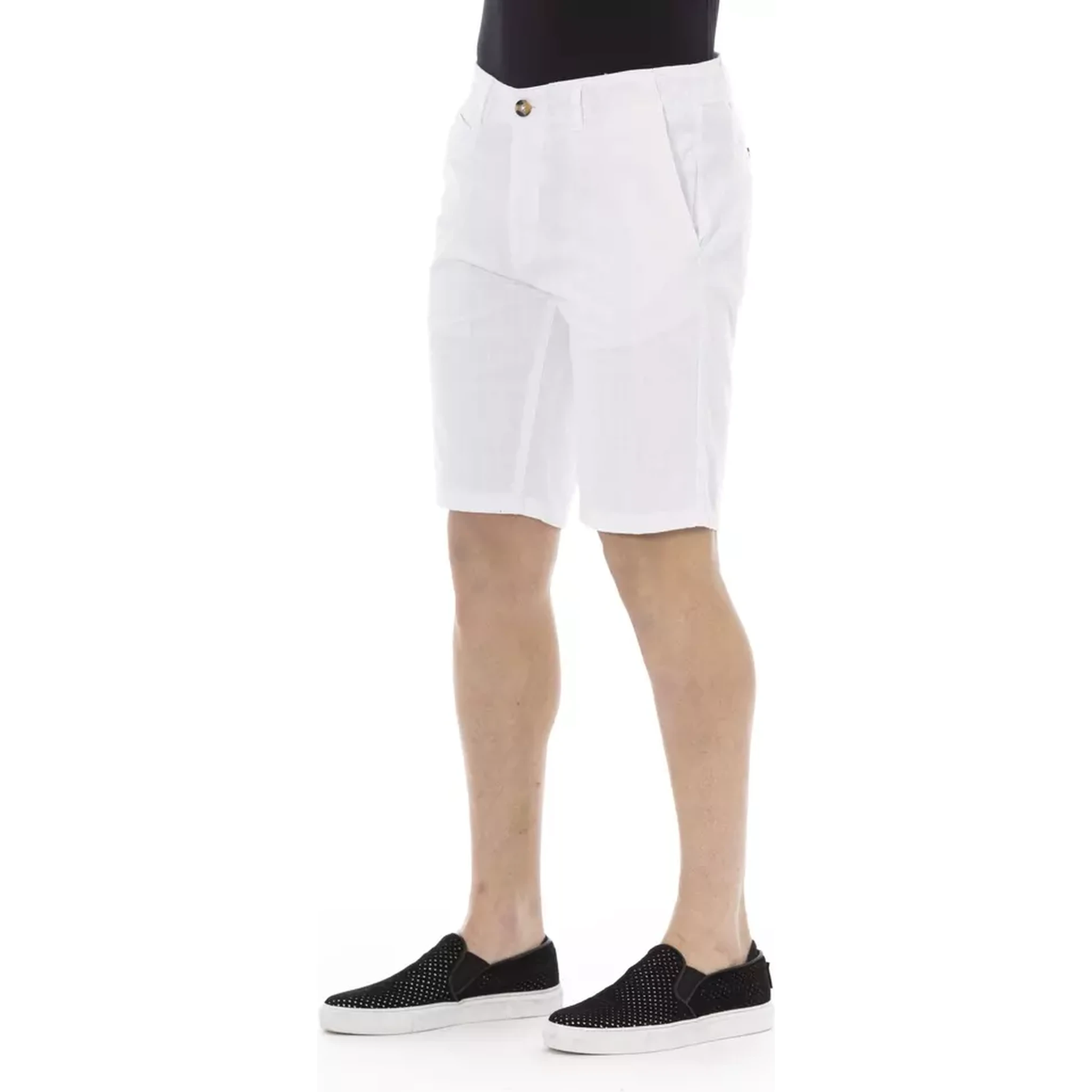 White Cotton Short