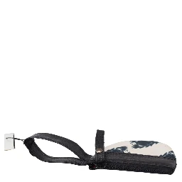 White Genuine Leather Coin Purse Strap Wallet