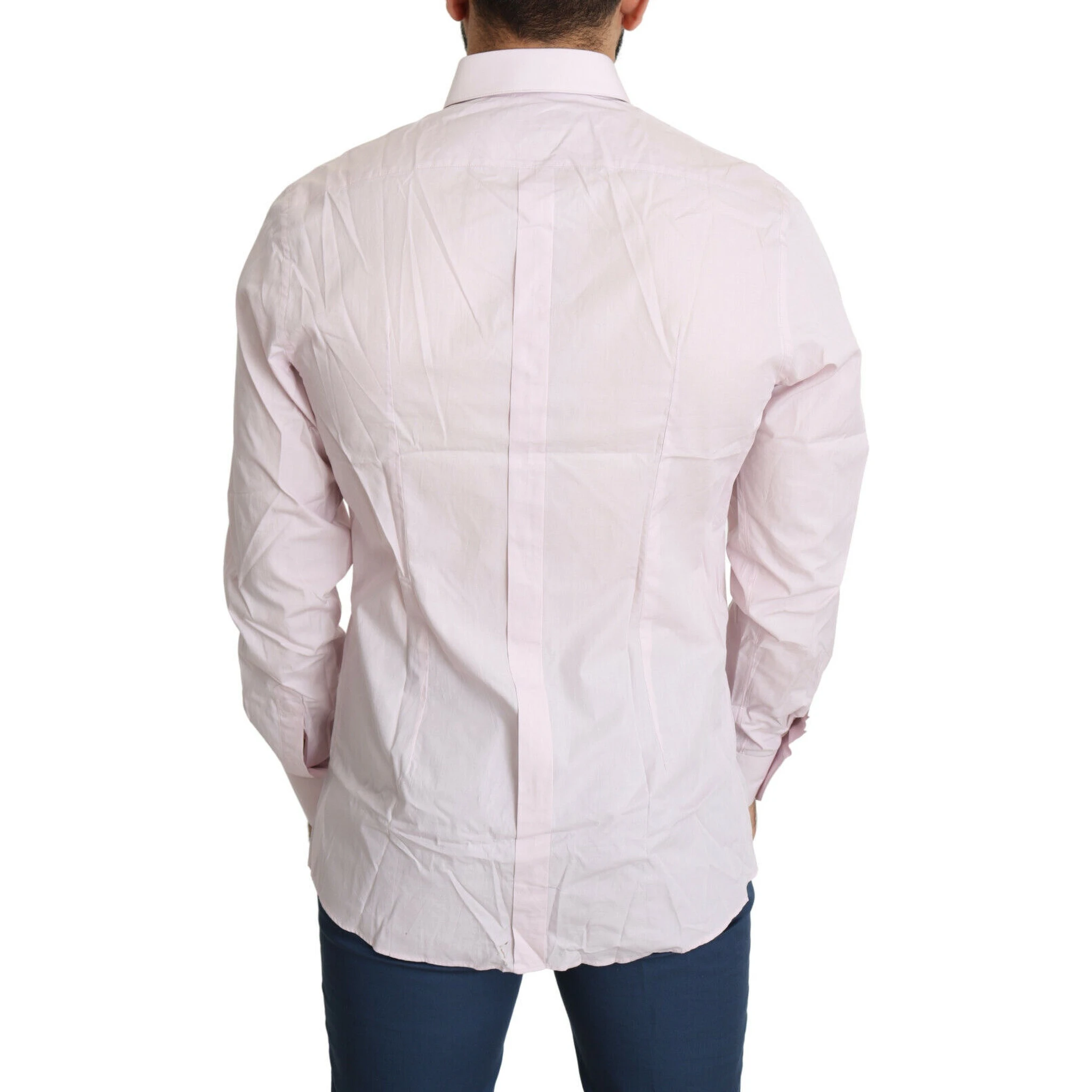 Light Pink Cotton Formal GOLD Dress Shirt
