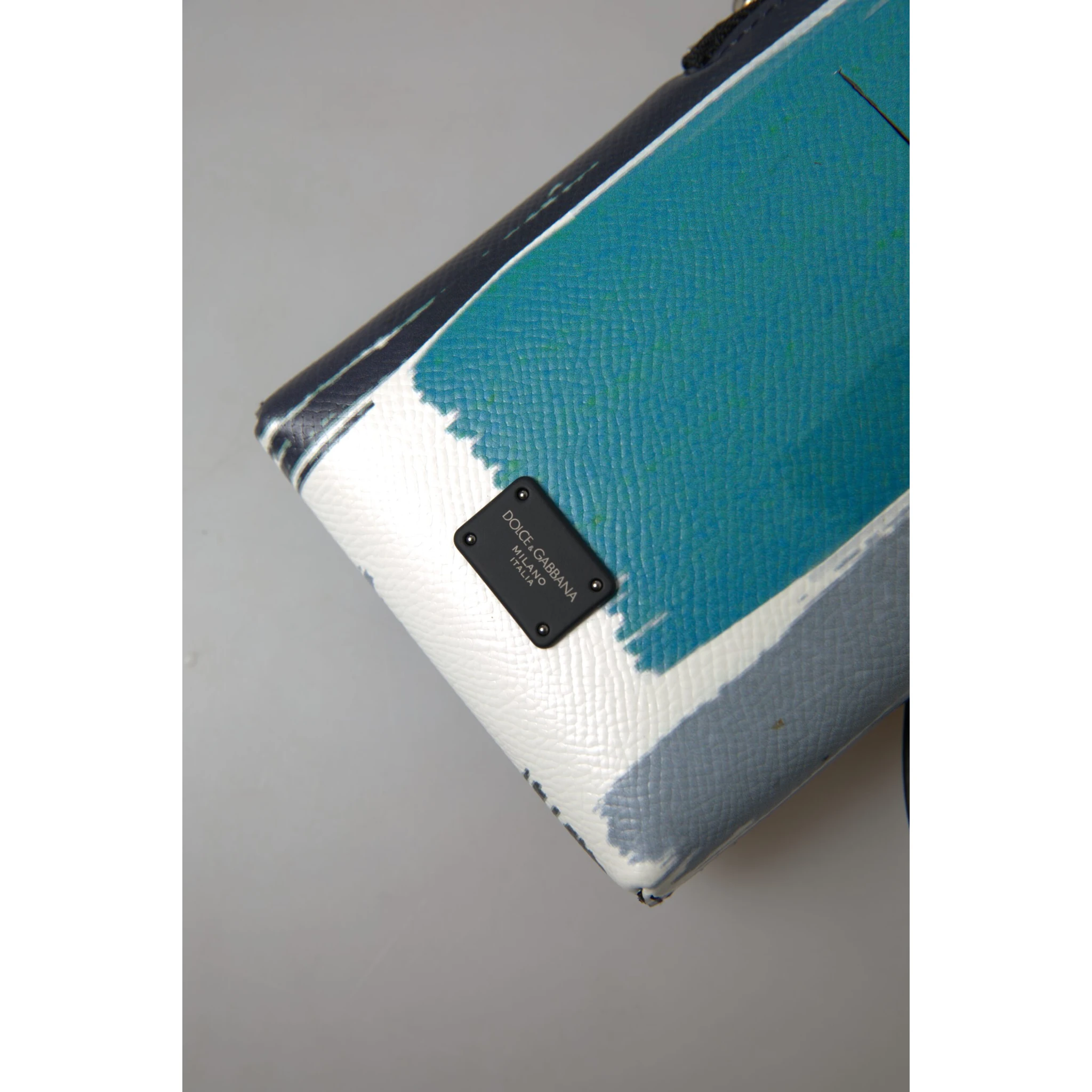 Blue Leather Purse Crossbody Sling Phone Bag Unisex