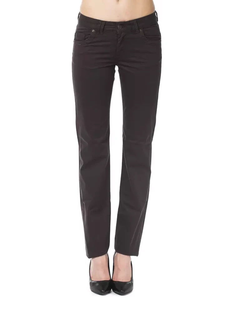 Brown Cotton Pant