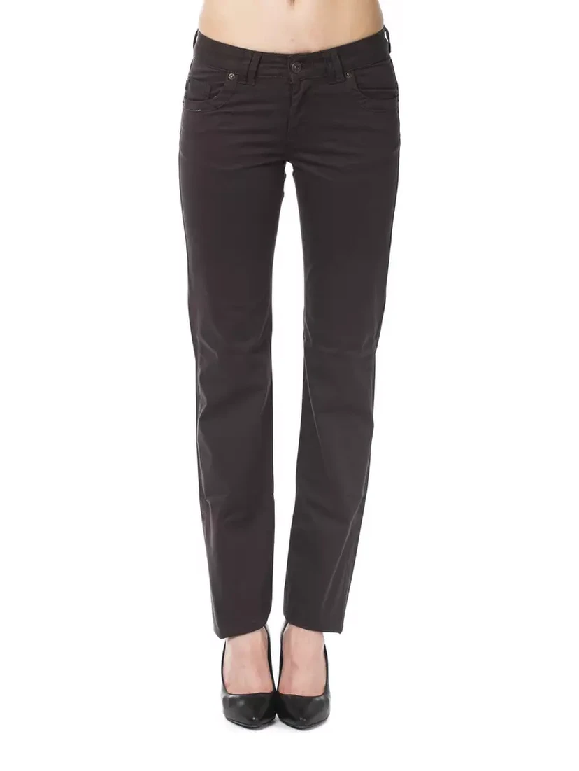 Brown Cotton Pant