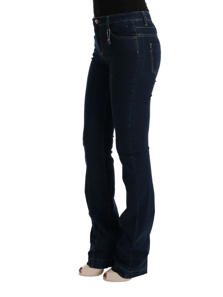 Blue Cotton Bootcut Flared Jeans alternative