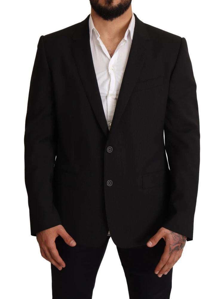 Black Striped MARTINI Jacket Blazer