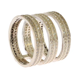 Authentic Womens Clear CZ 925 Sterling Silver Ring