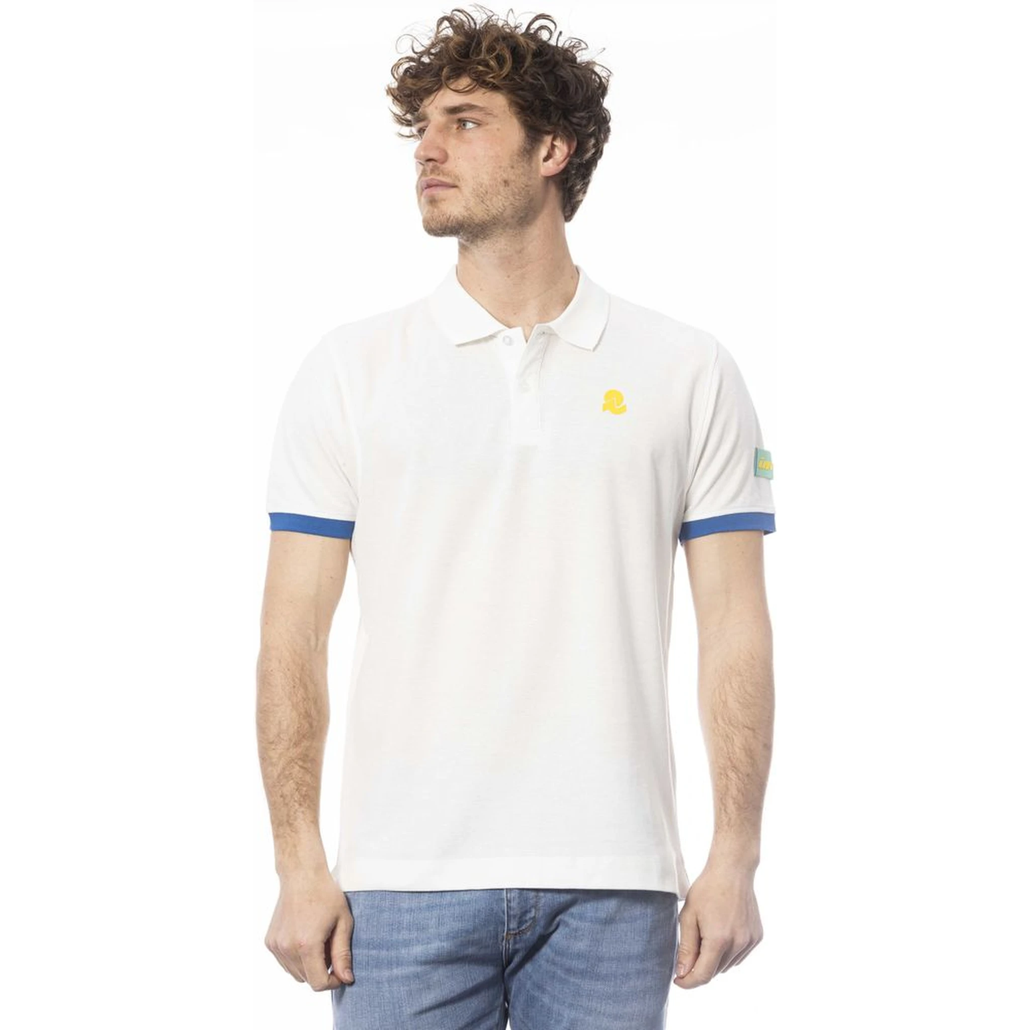 White Cotton Polo Shirt