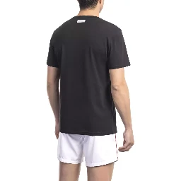 تيشيرت قطني أسود