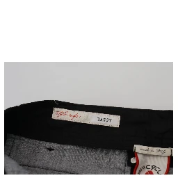 Black Cotton Baggy High Waist Women Pants