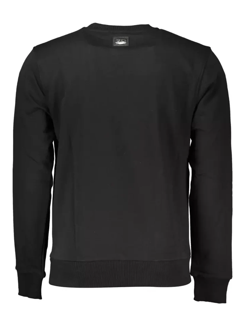 Black Cotton Sweatshirt