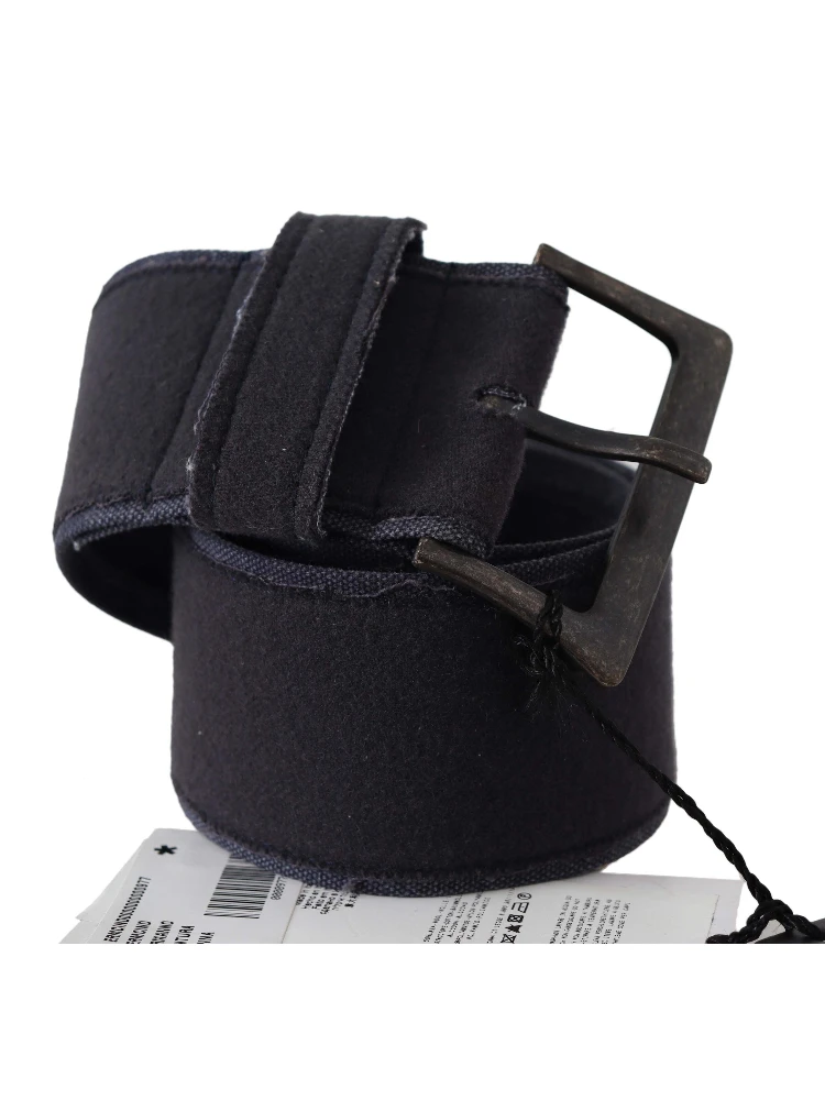 Black Leather Wide Buckle Waist Luxury Belt alternative