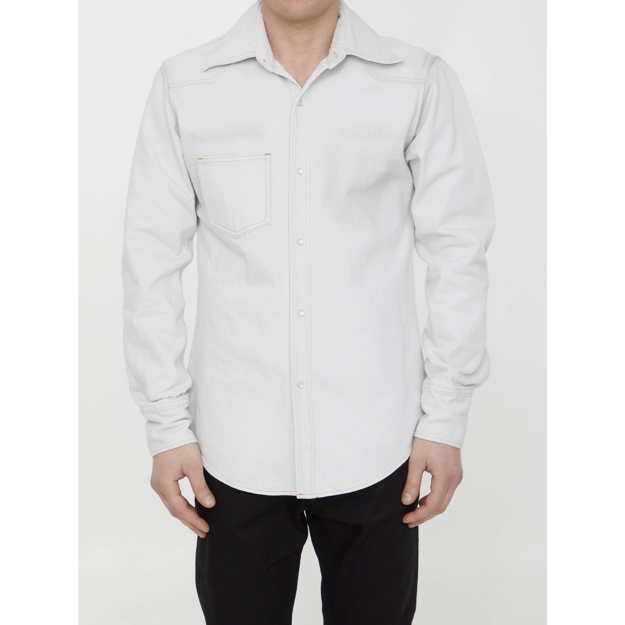 Cotton denim shirt