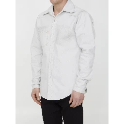 Cotton denim shirt