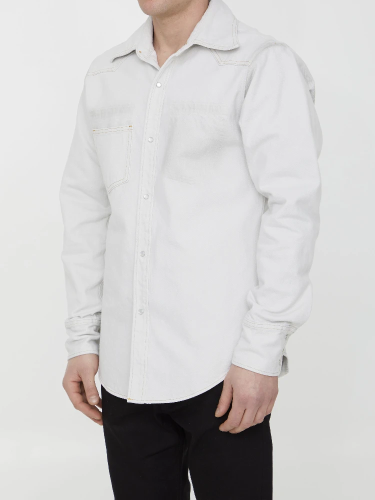 Cotton denim shirt alternative